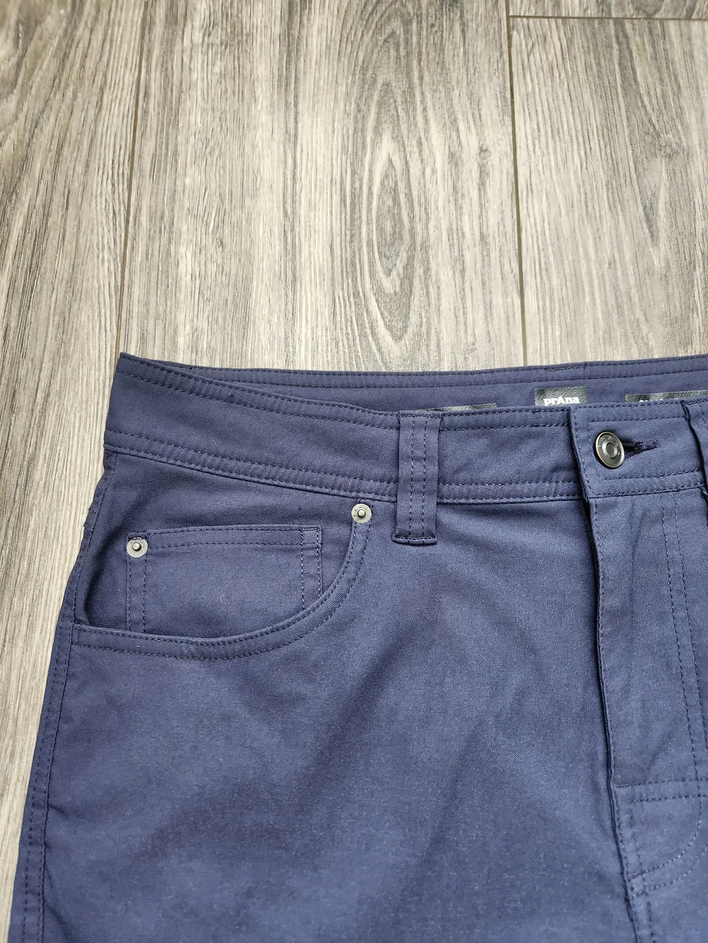 PrAna 1969731 Men's Brion Short II Blue Size 30x9 Standard Fit